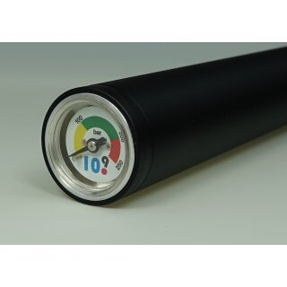 Pressluftkartusche für SAM Luftpistole schwarz