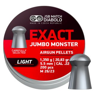 JSB exact jumbo monster light | 5.52 | 1.350 | 200
