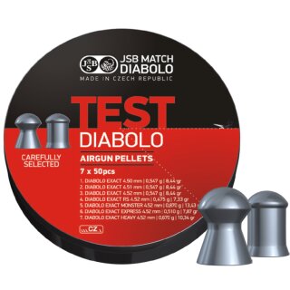 JSB exact tester | 4.5x | 0.5xx | 7x50