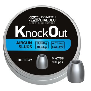 JSB knockout slugs | 4.51 .1775 | 10 | 500
