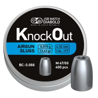 JSB knockout slugs | 4.52 .1780  | 13 | 400