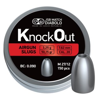 JSB knockout slugs | 7.62  .30 | 3.25 50 | 150