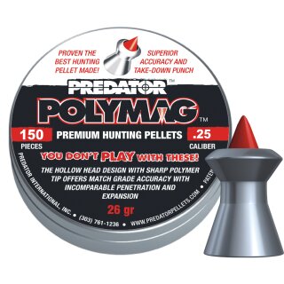 JSB predator polymag king | 6.35mm | 1.685g | 150St